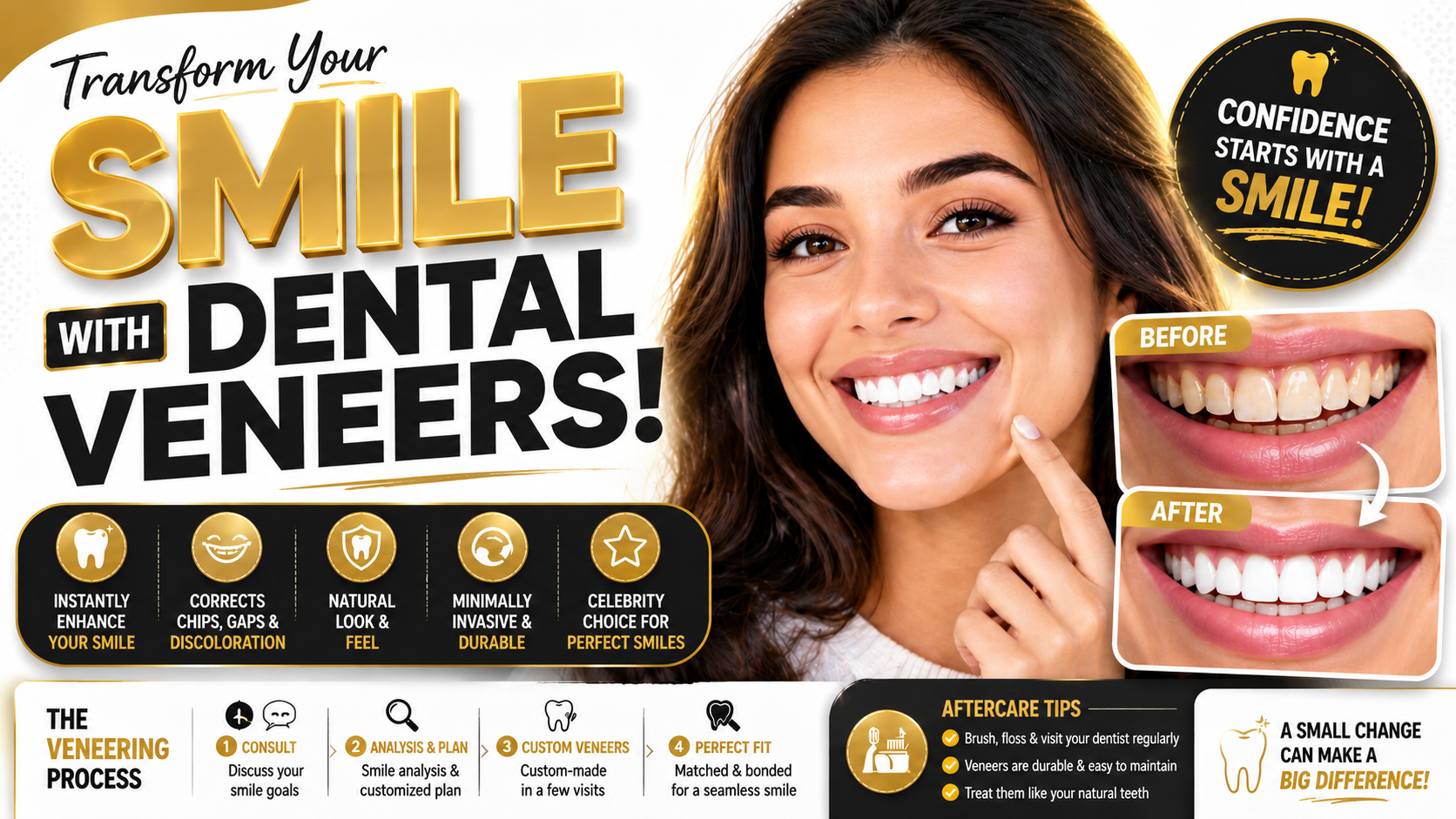 Achieve Your Dream Smile Effortlessly with Dental Veneers